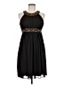 Xscape Black Cocktail Dress Size 8 - photo 1