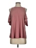 Alya Burgundy Short Sleeve Top Size S - photo 1