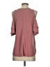 Alya Burgundy Short Sleeve Top Size S - photo 2