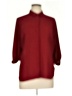 Express Burgundy 3/4 Sleeve Blouse Size L - photo 1