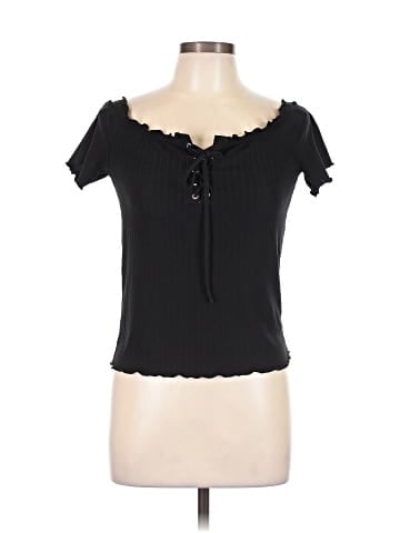 Orange Kiss Short Sleeve Henley (view 1)