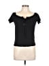 Orange Kiss Black Short Sleeve Henley Size L - photo 1