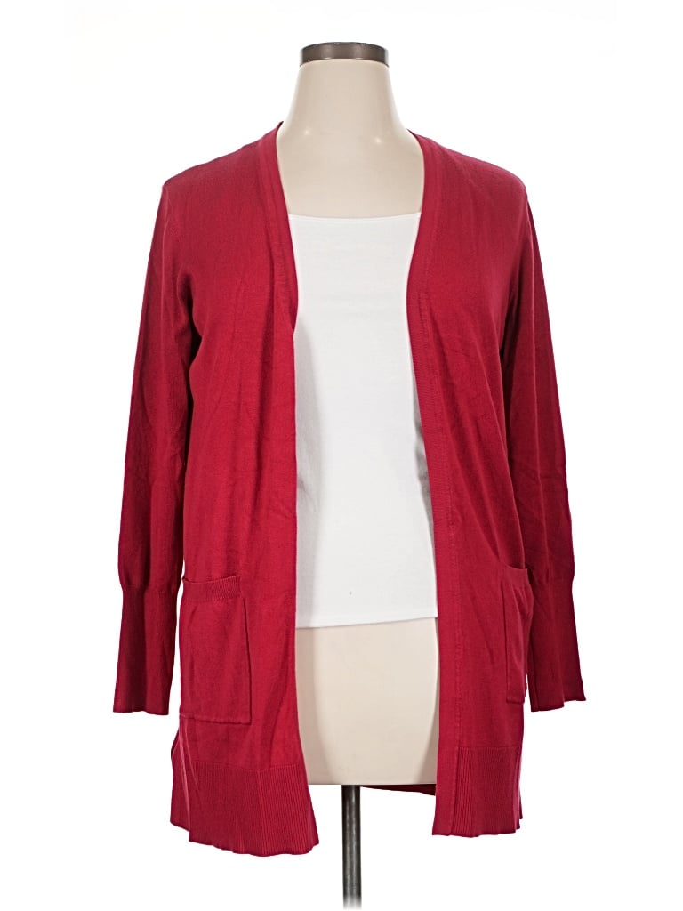 Pre-owned Nine West Cardigan Sweater In Red