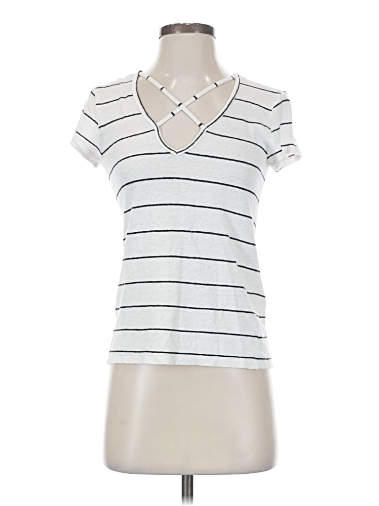Pre-owned Lovestitch Short Sleeve T-shirt In Silver