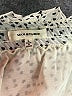 Max Studio 100% Polyester Hearts Ivory 3/4 Sleeve Blouse Size L - photo 4