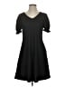 Unbranded Solid Black Casual Dress Size S - photo 1