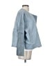 Eileen Fisher 100% Linen Blue Jacket Size XS - photo 4