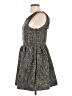 Gracia 100% Polyester Tweed Gray Casual Dress Size L - photo 5