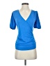 Ann Taylor Blue Short Sleeve Top Size XXS - photo 1