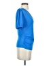 Ann Taylor Blue Short Sleeve Top Size XXS - photo 4