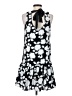 Kensie 100% Polyester Print Gray Cocktail Dress Size S - photo 2