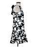 Kensie 100% Polyester Print Gray Cocktail Dress Size S - photo 4