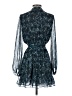 Intermix 100% Silk Paisley Blue Cocktail Dress Size 00 - photo 2