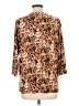W&J Animal Print Brown 3/4 Sleeve Blouse Size Lg - XL - photo 2