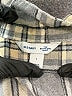 Old Navy 100% Cotton Plaid Gray Long Sleeve Button-Down Shirt Size L - photo 7