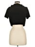Julian Taylor Black Short Sleeve Top Size 6 (petite) - photo 2