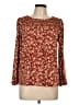 Gilli Brown Long Sleeve Blouse Size L - photo 1