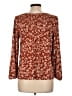 Gilli Brown Long Sleeve Blouse Size L - photo 2