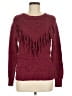 Staring at Stars Tweed Burgundy Pullover Sweater Size M - photo 1