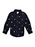 Gymboree 100% Cotton Hearts Blue Long Sleeve Button-Down Shirt Size 18-24 mo - photo 1