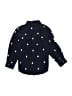 Gymboree 100% Cotton Hearts Blue Long Sleeve Button-Down Shirt Size 18-24 mo - photo 2