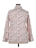 Unbranded 100% Polyester Floral Pink Long Sleeve Blouse Size XXL - photo 2