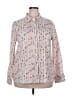 Unbranded 100% Polyester Floral Pink Long Sleeve Blouse Size XXL - photo 1