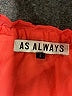 As Always 100% Polyester Orange Cocktail Dress Size S - photo 7