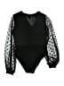 Shein Black Bodysuit Size 6 - photo 2