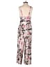 Tracy Reese 100% Rayon Floral Pink Jumpsuit Size 4 - photo 2
