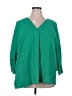 Andree by UNIT Green 3/4 Sleeve Blouse Size 2X - photo 1