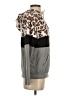 Shein Animal Print Gray Pullover Sweater Size 4 - photo 4