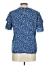 Shein 100% Polyester Blue Short Sleeve Blouse Size L - photo 2
