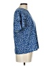 Shein 100% Polyester Blue Short Sleeve Blouse Size L - photo 4