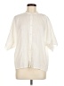 Unbranded Ivory Short Sleeve Blouse Size M - photo 1