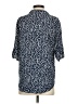 Amaryllis 100% Cotton Polka Dots Blue 3/4 Sleeve Blouse Size S - photo 2