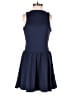 Assorted Brands Solid Blue Casual Dress Size S - photo 1