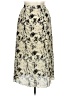 Just Female 100% Polyester Print Ivory Casual Skirt Size 34 waist - photo 2
