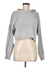 Pink Rose Gray Pullover Sweater Size M - photo 1