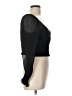 ABound 100% Polyester Black Long Sleeve Top Size L - photo 4