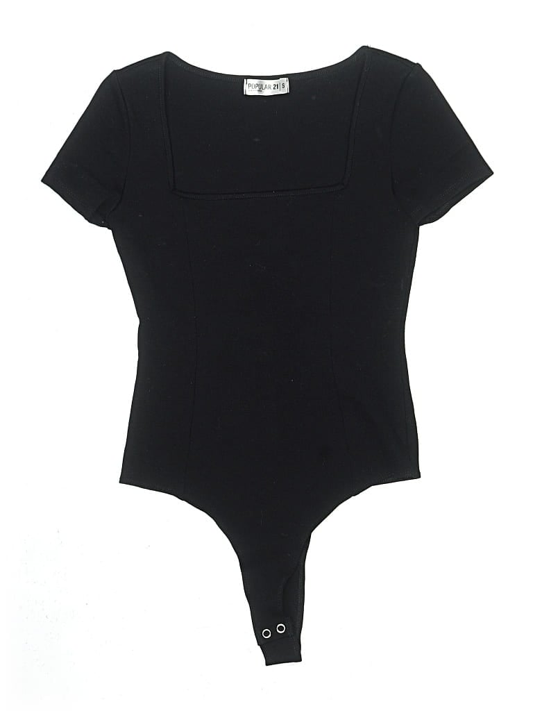 Pre-owned Popular 21 Bodysuit In Black