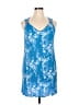 Cure 100% Rayon Blue Casual Dress Size XL - photo 1