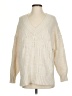 Pink Lily Chevron-herringbone Ivory Pullover Sweater Size S - photo 1