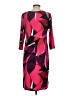 Chico's Print Burgundy Cocktail Dress Size Sm (0) - photo 2
