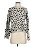 Madewell Polka Dots Silver Wool Pullover Sweater Size XS - photo 1