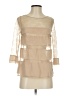 Ann Taylor 100% Nylon Ivory 3/4 Sleeve Blouse Size XS - photo 1