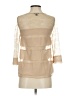 Ann Taylor 100% Nylon Ivory 3/4 Sleeve Blouse Size XS - photo 2