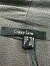 Crazy Line 100% Polyester Gray Cardigan Size 8 - photo 7