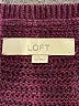Ann Taylor LOFT 100% Cotton Burgundy Pullover Sweater Size XS - photo 7