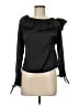 Osman Yousefzada Collective 100% Polyester Black Long Sleeve Blouse Size 8 - photo 1